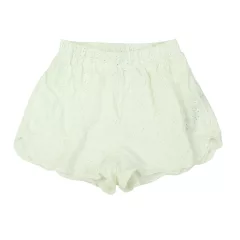 Pretty Little Thing fehér azsúrozott short