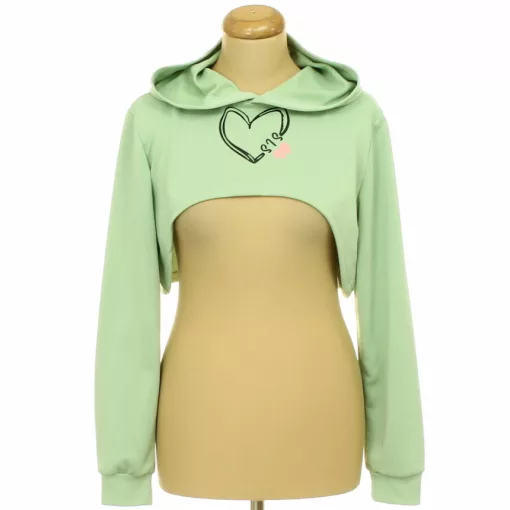 Shein kapucnis crop pulóver