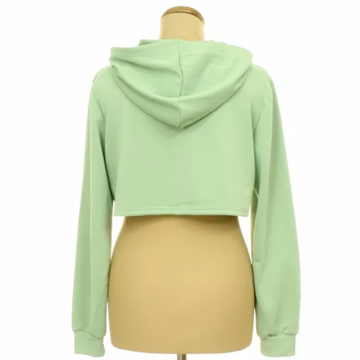 Shein kapucnis crop pulóver