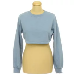 Shein kék crop pulóver