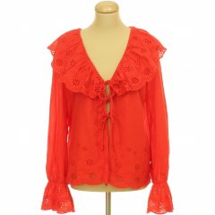 New Look azsúrozott pamut blúz