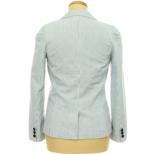 H&M kék-fehér csíkos blézer