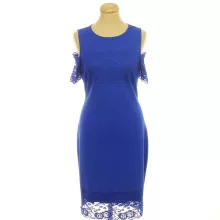 River Island csipkés kék ruha