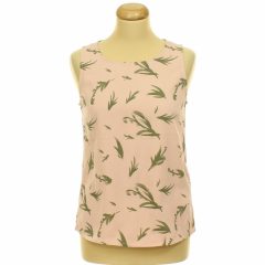 Pieces mintás púder színű felső