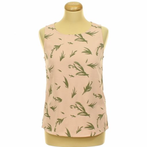 Pieces mintás púder színű felső