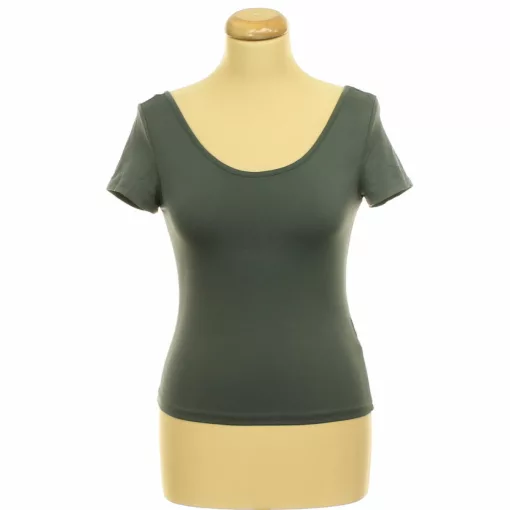H&M szürke elasztikus póló