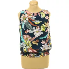 Esprit mintás sötétkék felső