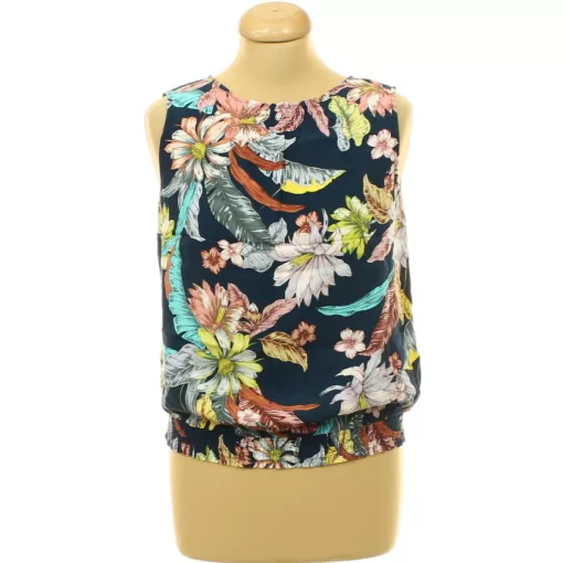 Esprit mintás sötétkék felső