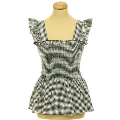 Cameo Rose fekete-fehér kockás felső