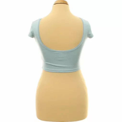 Bershka strasszköves kék top