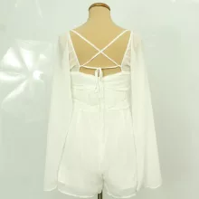 Boohoo pliszírozott bő ujjú overál