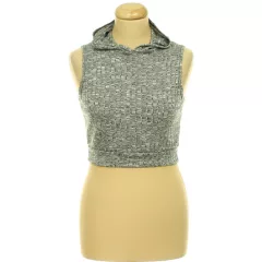 Szürke kapucnis top
