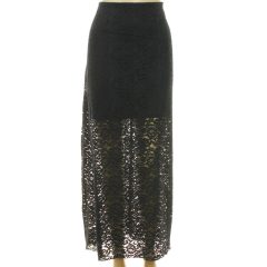 Yours fekete csipke szoknya
