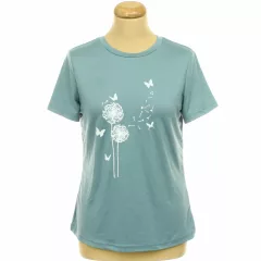 Shein mintás kék póló