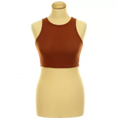 Shein barna kötött top