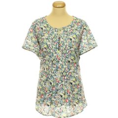 Outfit virágmintás pamut blúz