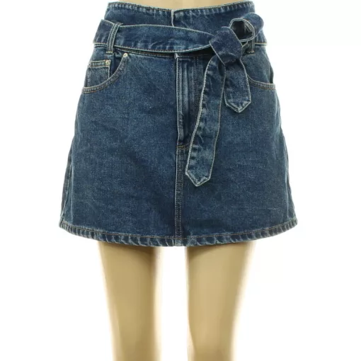 Pull & Bear koptatott farmer szoknya