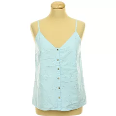 F&F azsúrozott kék felső