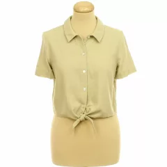 Vero Moda barna lenkeverék ing