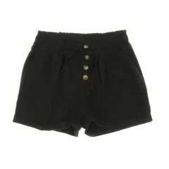 Fekete pamutvászon short
