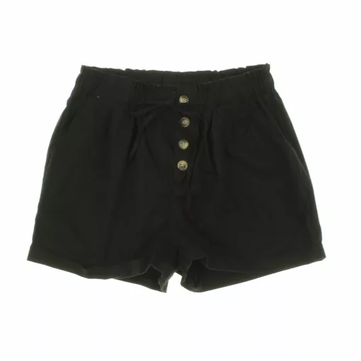 Fekete pamutvászon short