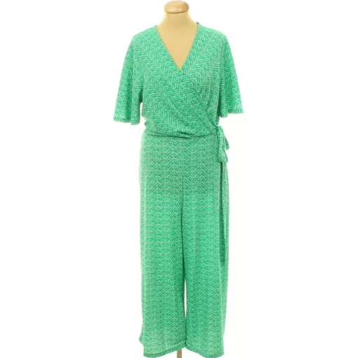 Papaya mintás zöld overál