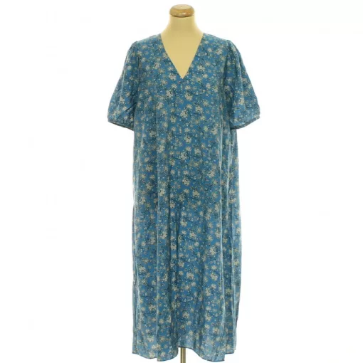 Primark virágmintás kék ruha