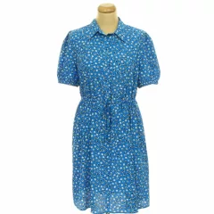 Marks&Spencer mintás kék ruha