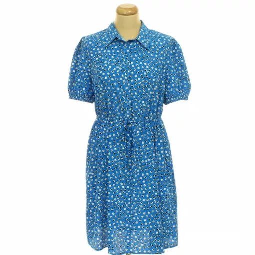 Marks&Spencer mintás kék ruha