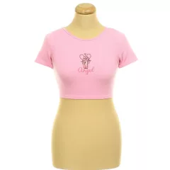 Primark Stitch rózsaszín top