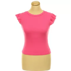 Shein bordázott pink felső