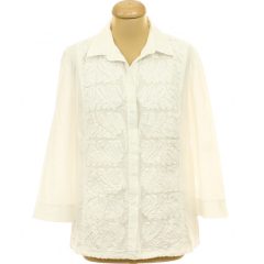 Bonita fehér pamut-modal ing