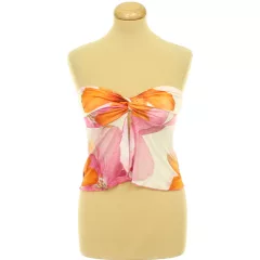Shein mintás necc top