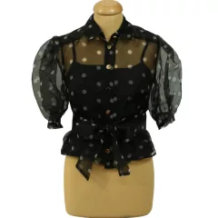 Coast puffos ujjú organza ing