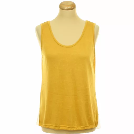 Pliszírozott ujjatlan felső