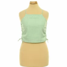 H&M csíkos-ráncolt felső
