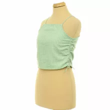 H&M csíkos-ráncolt felső
