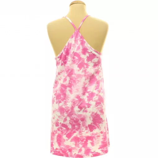 Papaya batikolt pink ruha