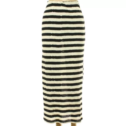 Pretty Little Thing mintás kötött maxi szoknya