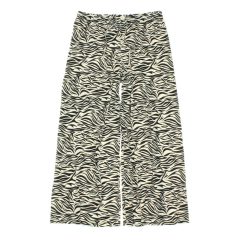 The Chic Hero zebramintás pliszírozott nadrág