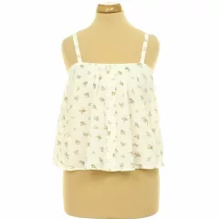 Primark virágmintás pamutgéz felső