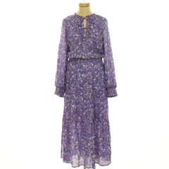 Oui mintás lila ruha