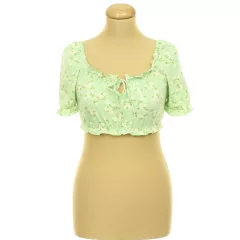 Primark virágmintás fodros top