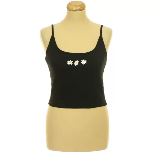 Primark fekete bordázott top