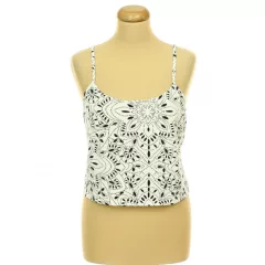 Papaya mintás top