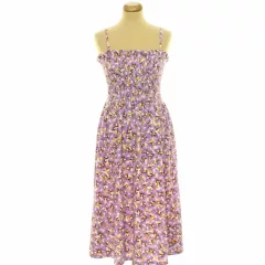 H&M mintás gumírozott ruha