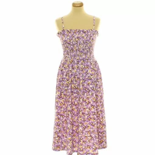 H&M mintás gumírozott ruha
