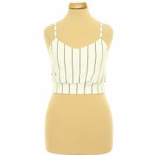 Boohoo csíkos fehér top