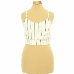 Boohoo csíkos fehér top