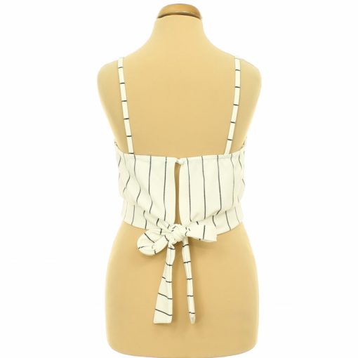 Boohoo csíkos fehér top